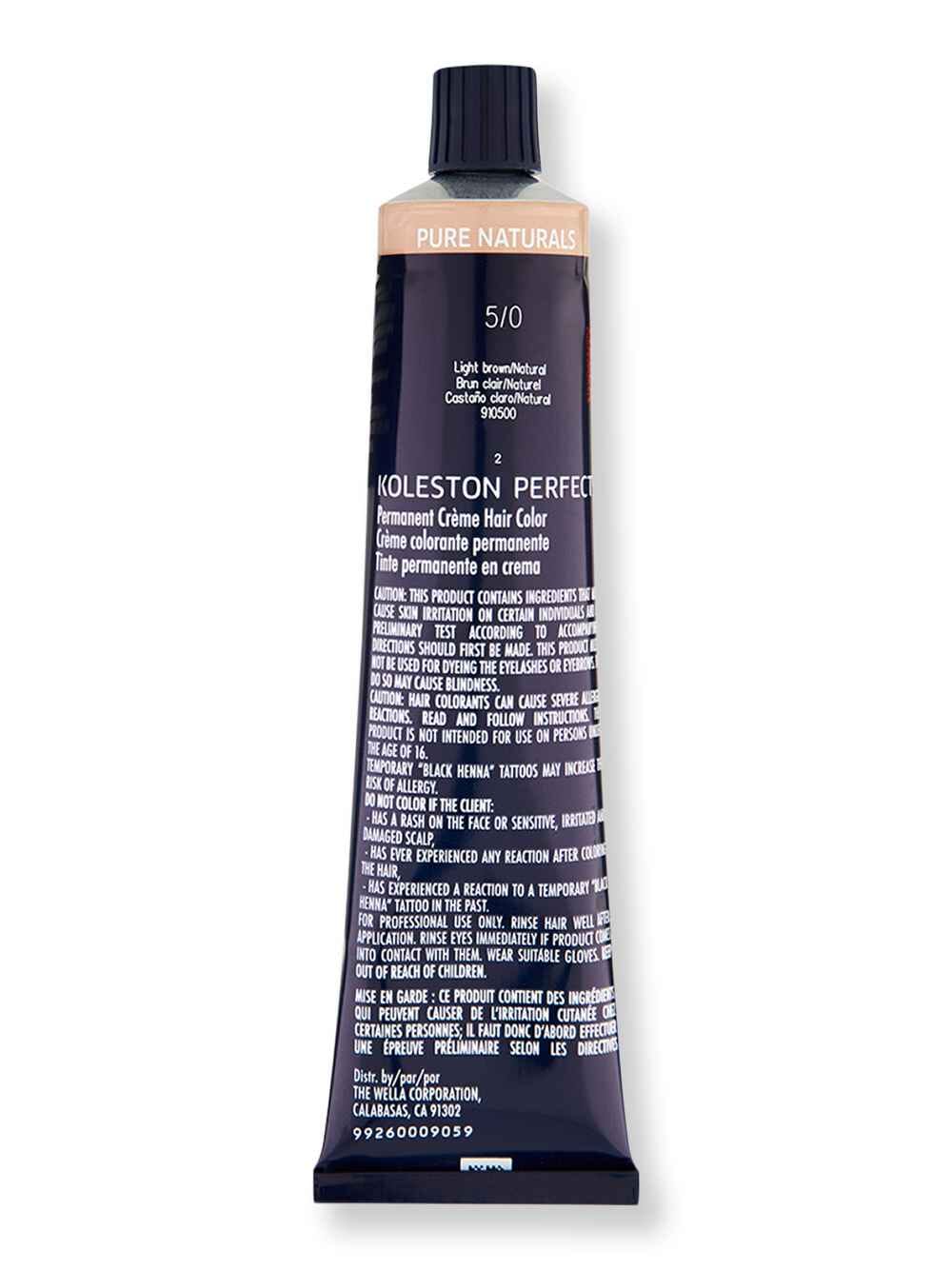 Wella Wella Koleston Perfect Me+ Pure Naturals 2 oz 5/0 Hair Color 