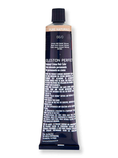 Wella Wella Koleston Perfect Me+ Pure Naturals 2 oz 66/0 Hair Color 