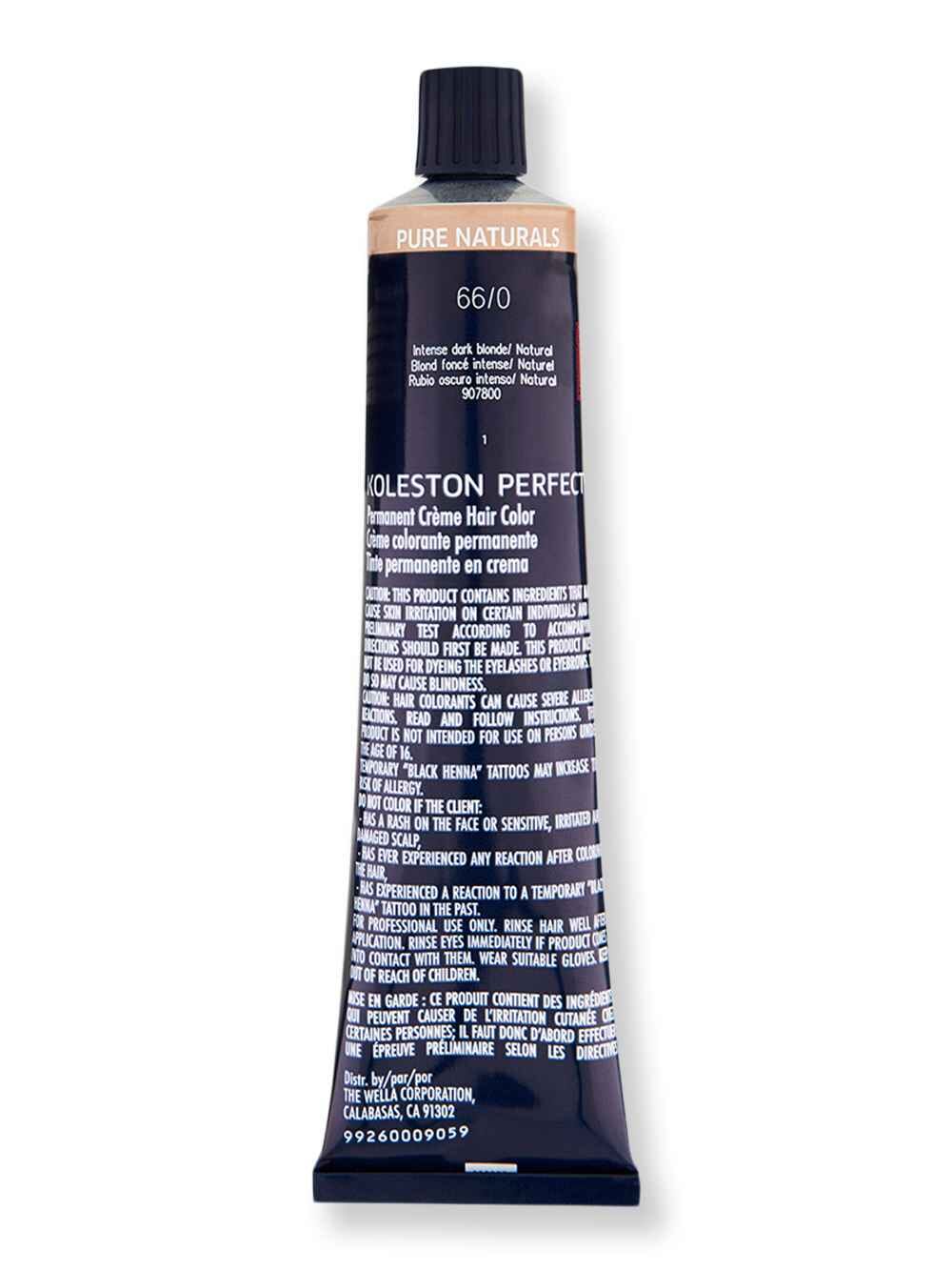 Wella Wella Koleston Perfect Me+ Pure Naturals 2 oz66/0 Hair Color 