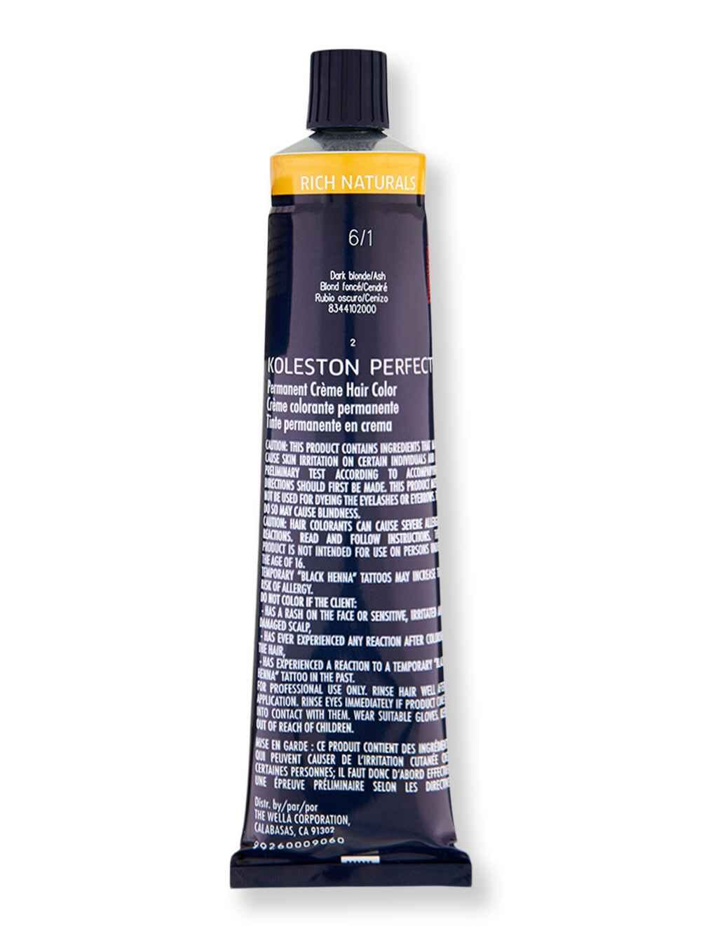 Wella Wella Koleston Perfect Me+ Rich Naturals 2 oz 6/1 Hair Color 