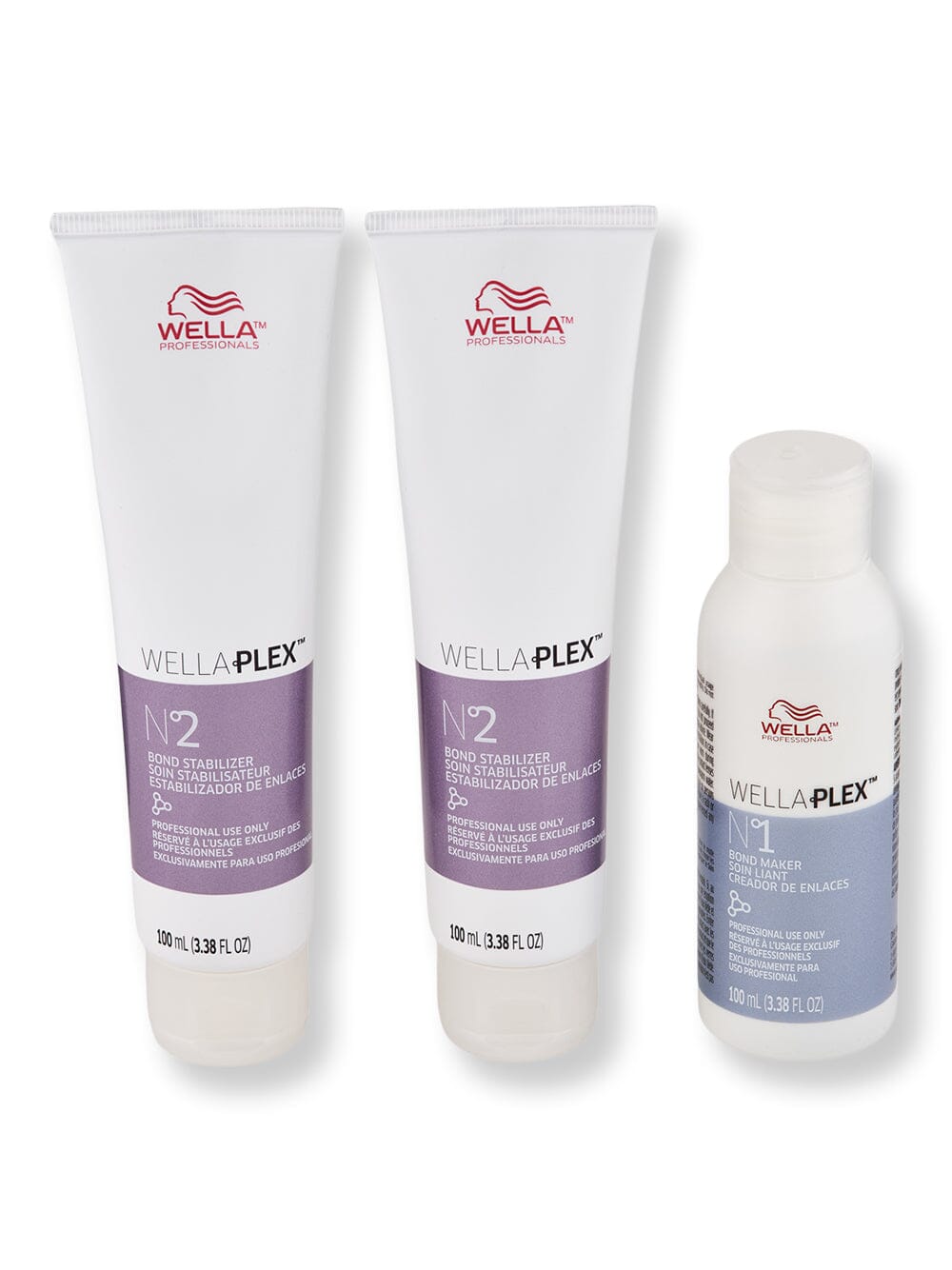 Wella Wella Wellaplex Small Kit Step 1+2 ESF Hair Color 3.38 oz 3 ct 