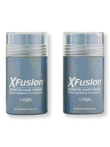 XFusion XFusion Keratin Hair Fibers Medium Blonde 2 Ct .52 oz 15 g Styling Treatments 