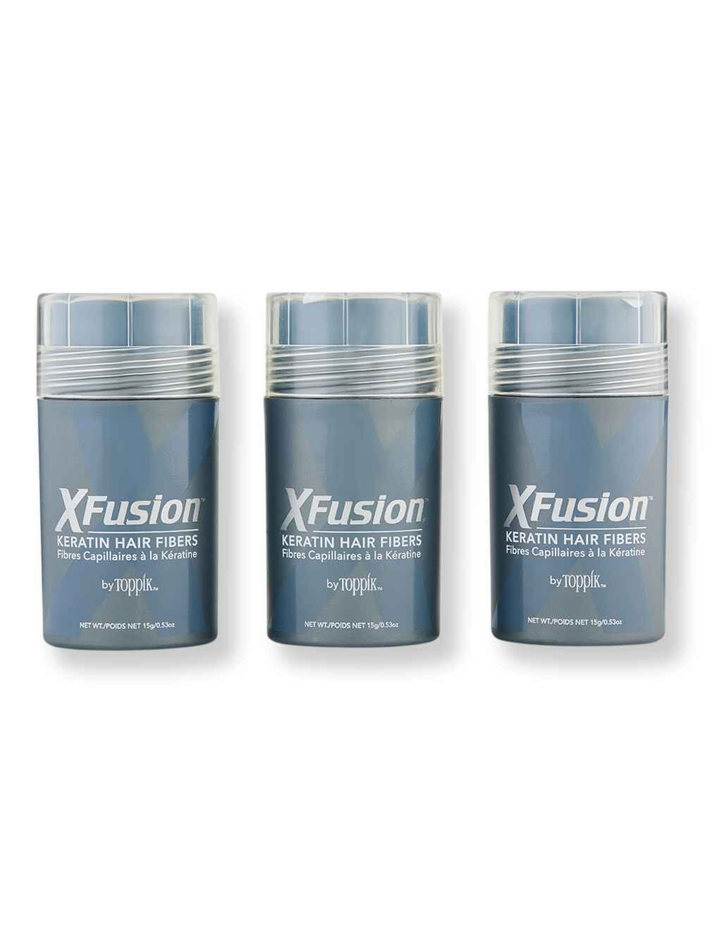 XFusion XFusion Keratin Hair Fibers Medium Blonde 3 Ct .52 oz 15 g Styling Treatments 