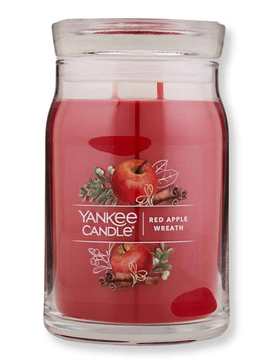 Yankee Candle Yankee Candle Red Apple Wreath Signature Large Jar Candle 20 oz Candles & Diffusers 