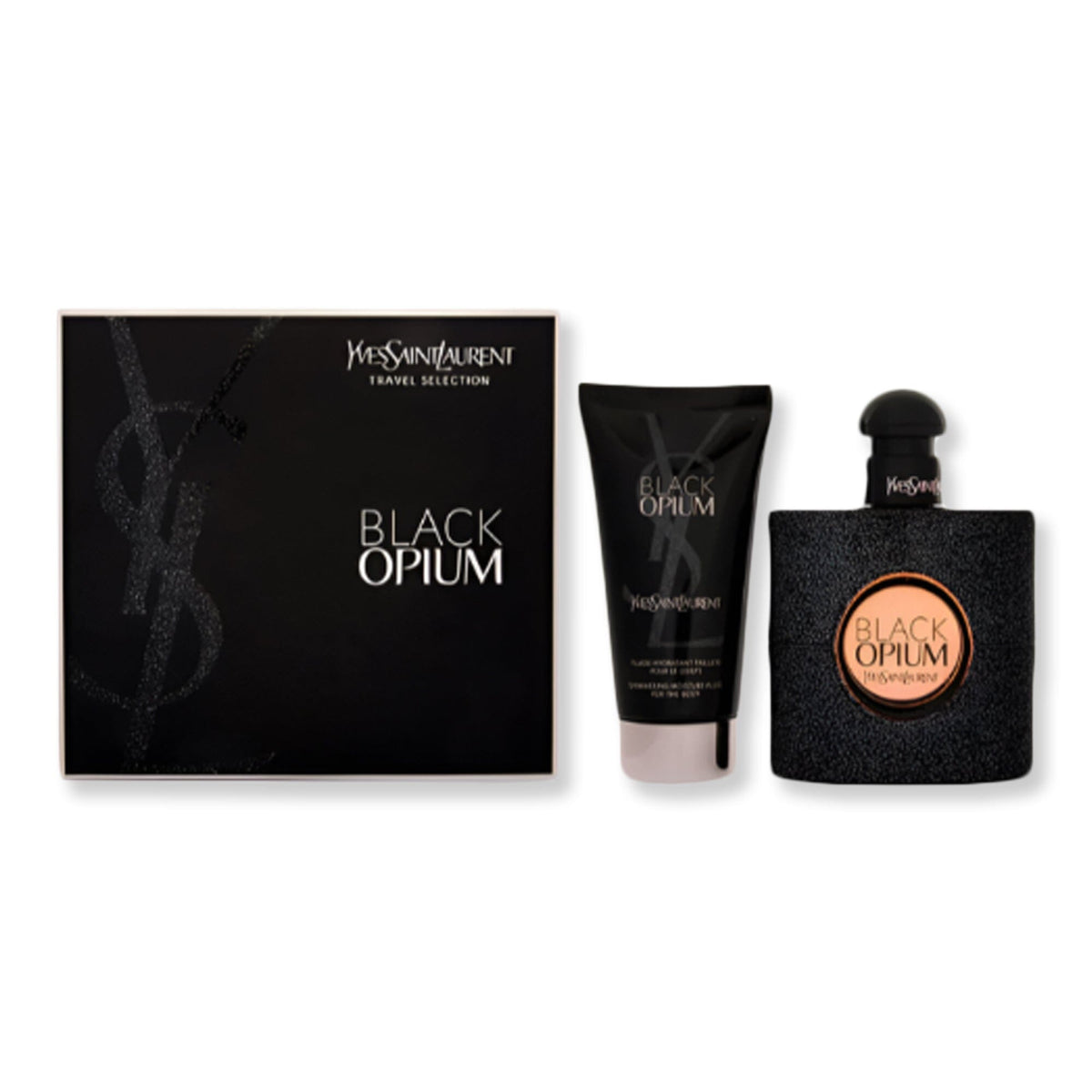 Yves Saint Laurent Yves Saint Laurent Black Opium Eau De Parfum 2 Piece Gift Set Perfume 