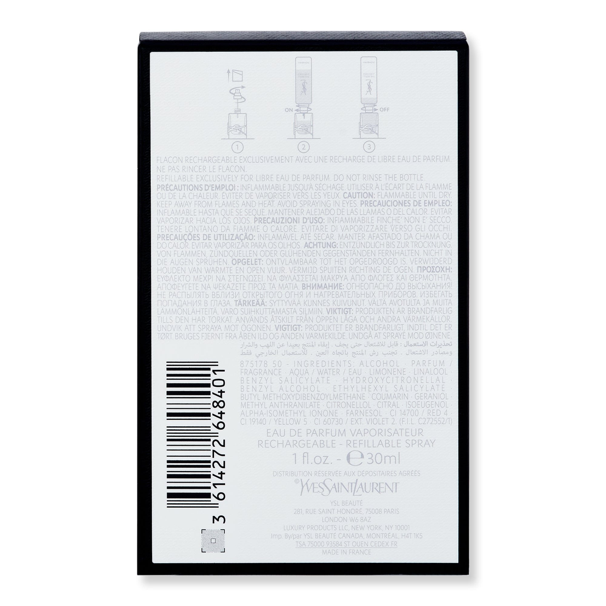 Yves Saint Laurent Yves Saint Laurent Libre Eau De Parfum Perfume 