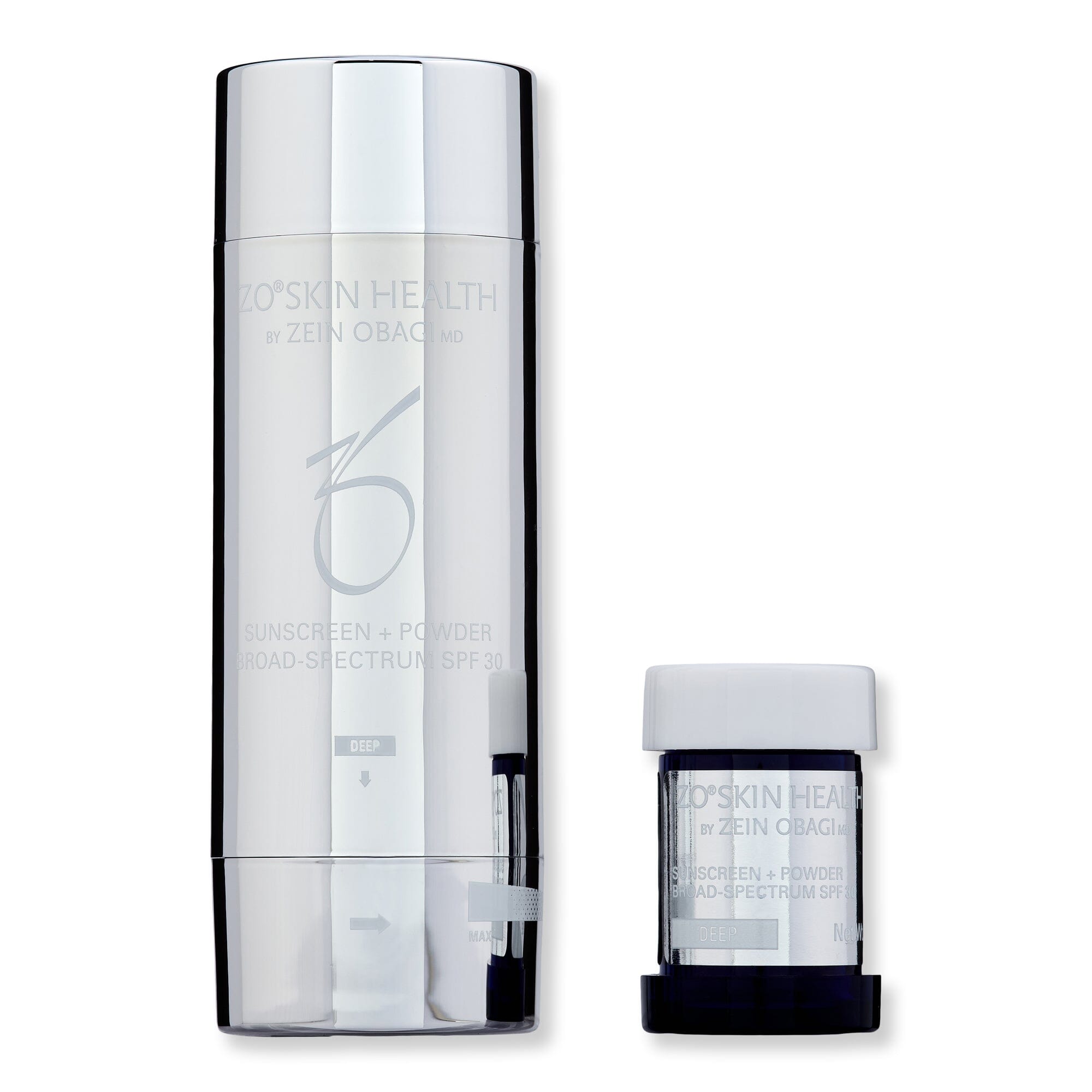 ZO Skin Health ZO Skin Health Sunscreen + Powder Broad-Spectrum SPF 30 Face Sunscreens 0.09 oz / 2.7 g Deep 
