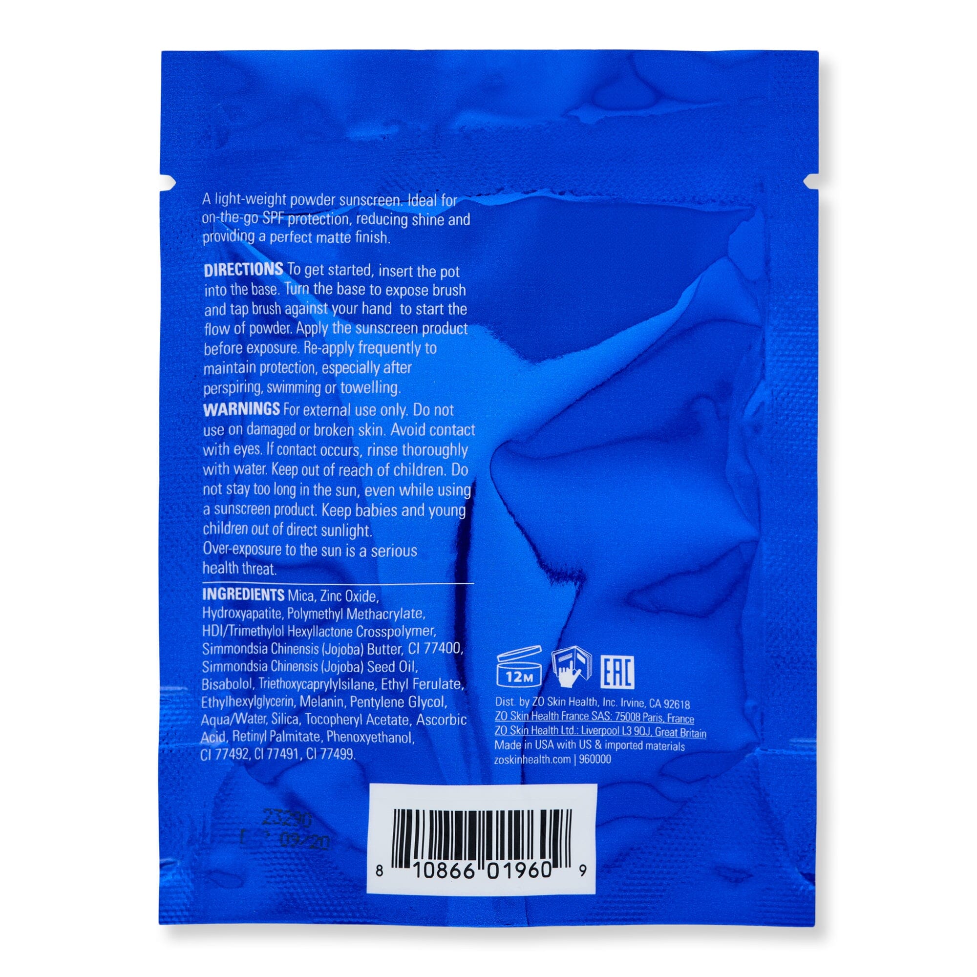 ZO Skin Health ZO Skin Health Sunscreen + Powder Broad-Spectrum SPF 30 Refill 0.09 oz 2.7 g Light Body Sunscreens 