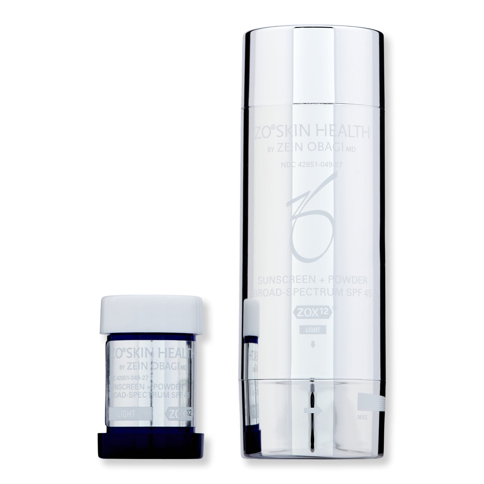 ZO Skin Health ZO Skin Health Sunscreen + Powder Broad-Spectrum SPF 45 Face Sunscreens 0.09 oz / 2.7 g Light 