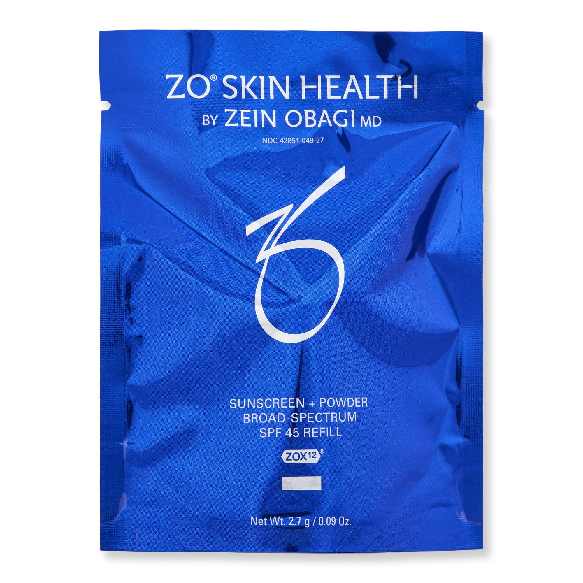 ZO Skin Health ZO Skin Health Sunscreen + Powder Broad-Spectrum SPF 45 Refill Face Sunscreens 0.09 oz / 2.7 g Light 