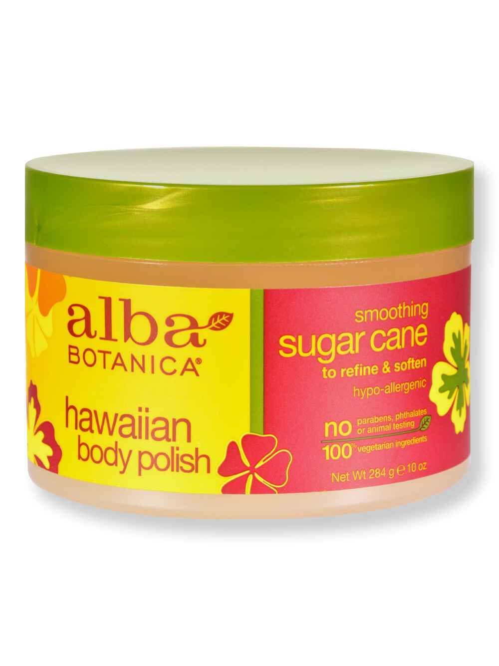 Alba Botanica Alba Botanica Hawaiian Body Polish Sugar Cane 10 oz Body Scrubs & Exfoliants 