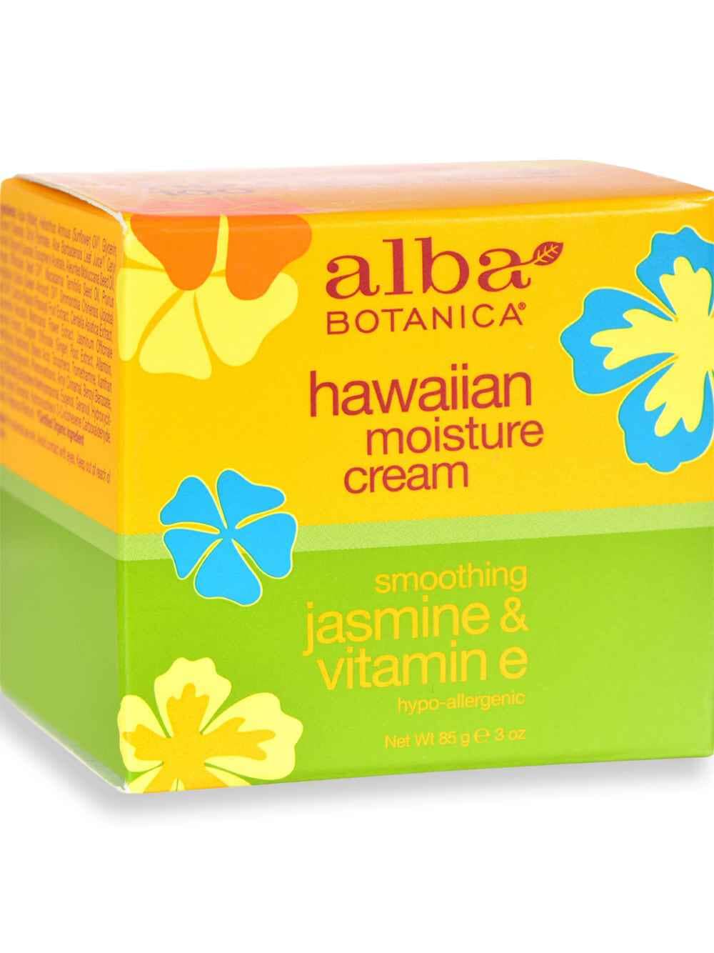 Alba Botanica Alba Botanica Hawaiian Moisture Cream Jasmine & Vitamin E 3 oz Body Lotions & Oils 