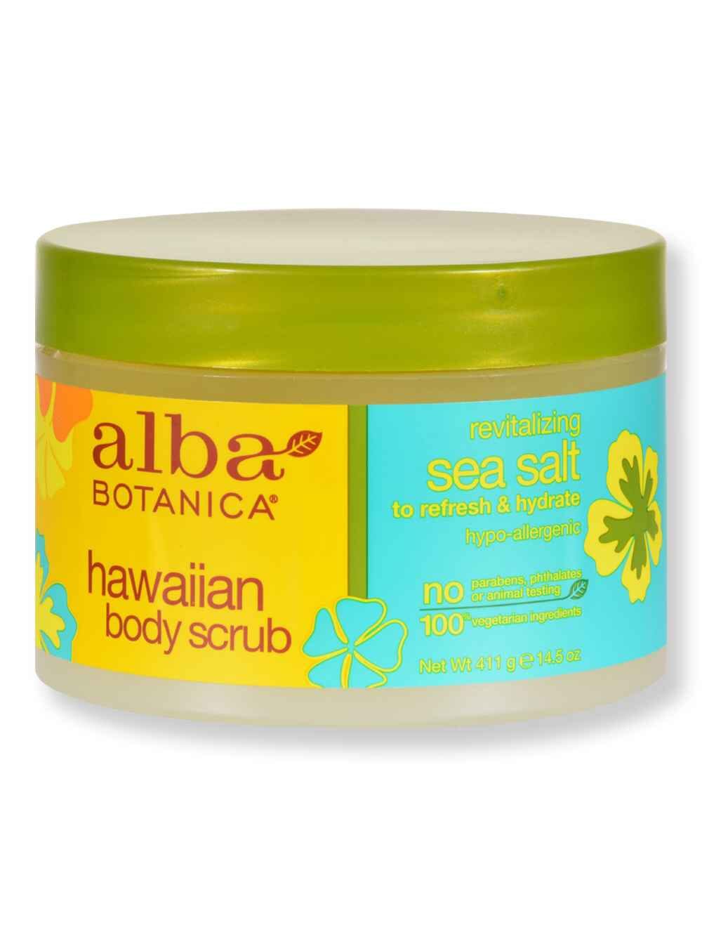 Alba Botanica Alba Botanica Hawaiian Sea Salt Body Scrub 14.5 oz Body Scrubs & Exfoliants 