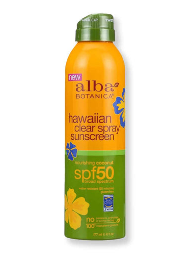 Alba Botanica Alba Botanica Hawaiian Spray SPF 50 Nourishing Coconut 6 oz Body Sunscreens 