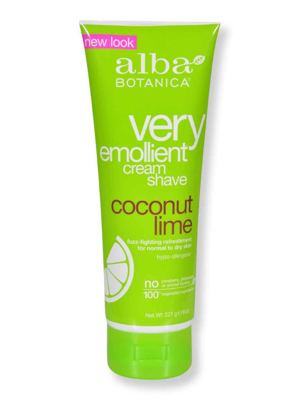 Alba Botanica Alba Botanica Moisturizing Cream Shave Coconut Lime 8 fl oz Shaving Creams, Lotions & Gels 