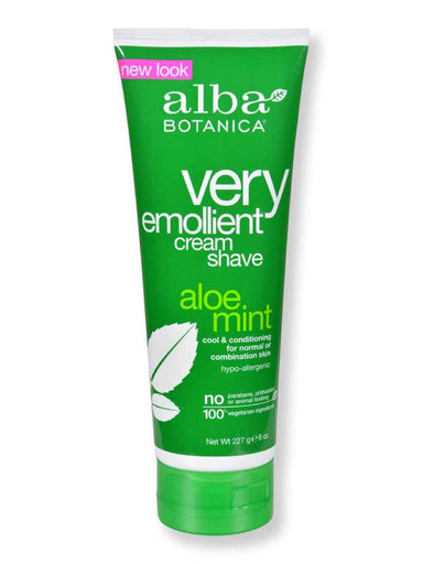 Alba Botanica Alba Botanica Moisturizing Shave Cream Aloe Mint 8 fl oz Shaving Creams, Lotions & Gels 
