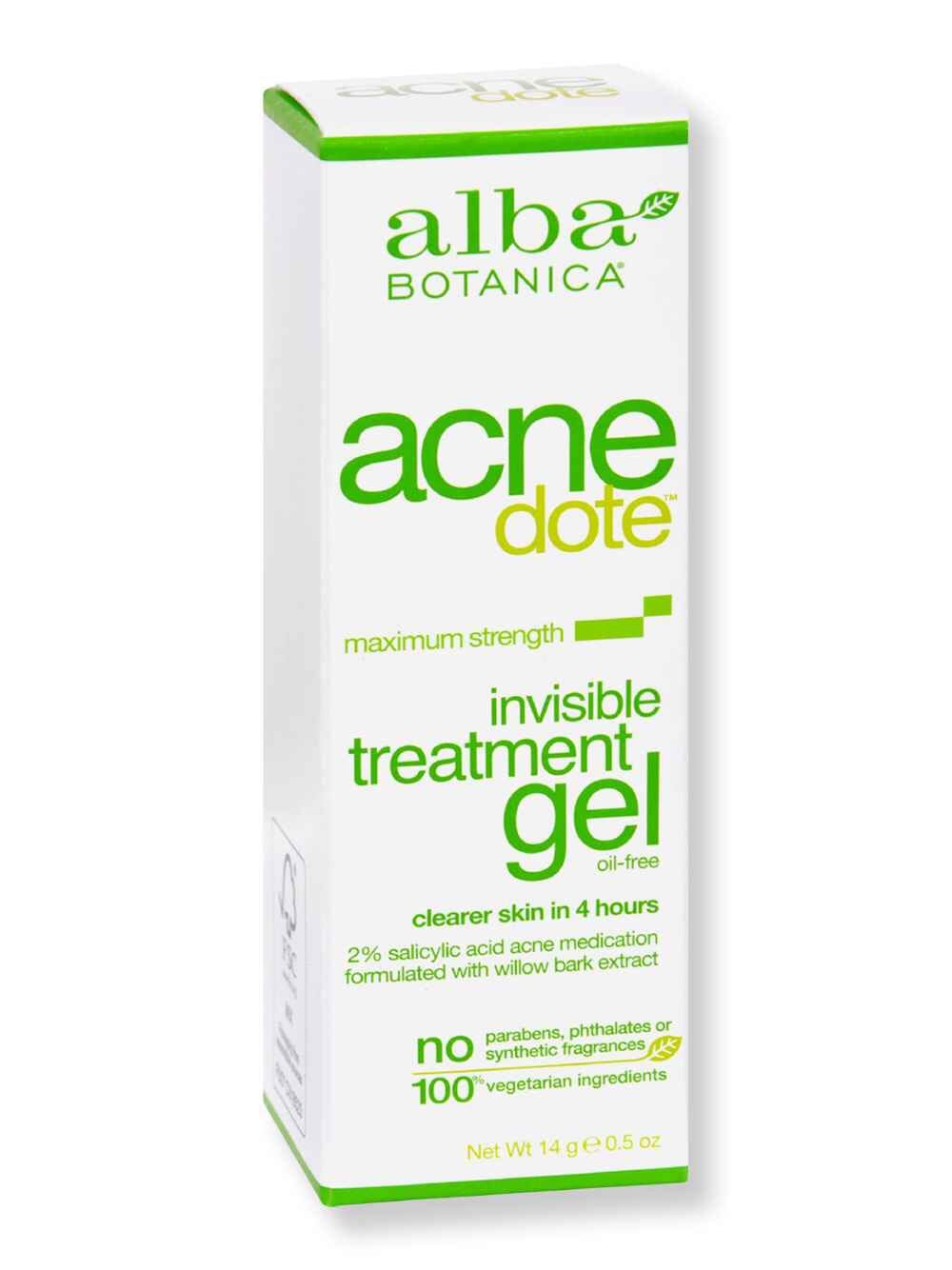 Alba Botanica Alba Botanica Natural Acnedote Invisible Treatment Gel 0.5 oz Acne, Blemish, & Blackhead Treatments 
