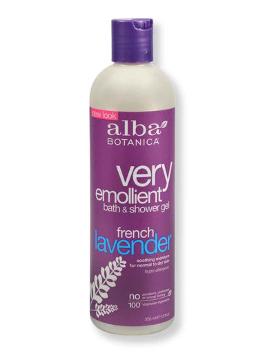 Alba Botanica Alba Botanica Very Emollient Shower Gel French Lavender 12oz Shower Gels & Body Washes 