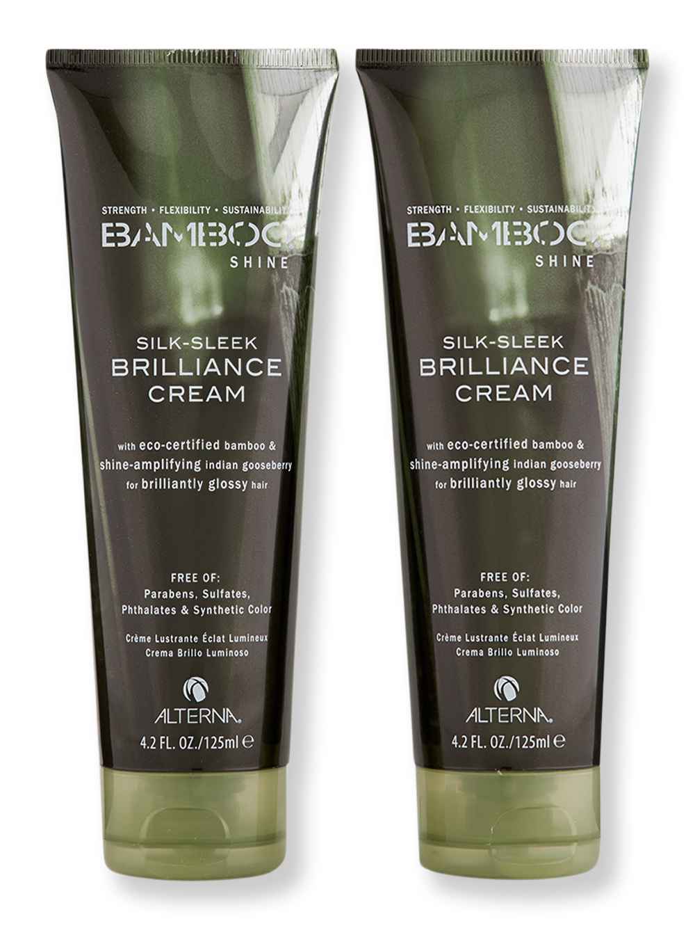 Alterna Alterna Bamboo Silk-Sleek Brilliance Cream 2 ct 4.2 oz Styling Treatments 