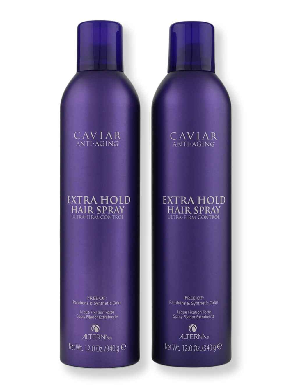 Alterna Alterna Caviar Extra Hold Hairspray 2 ct 12 oz Hair Sprays 