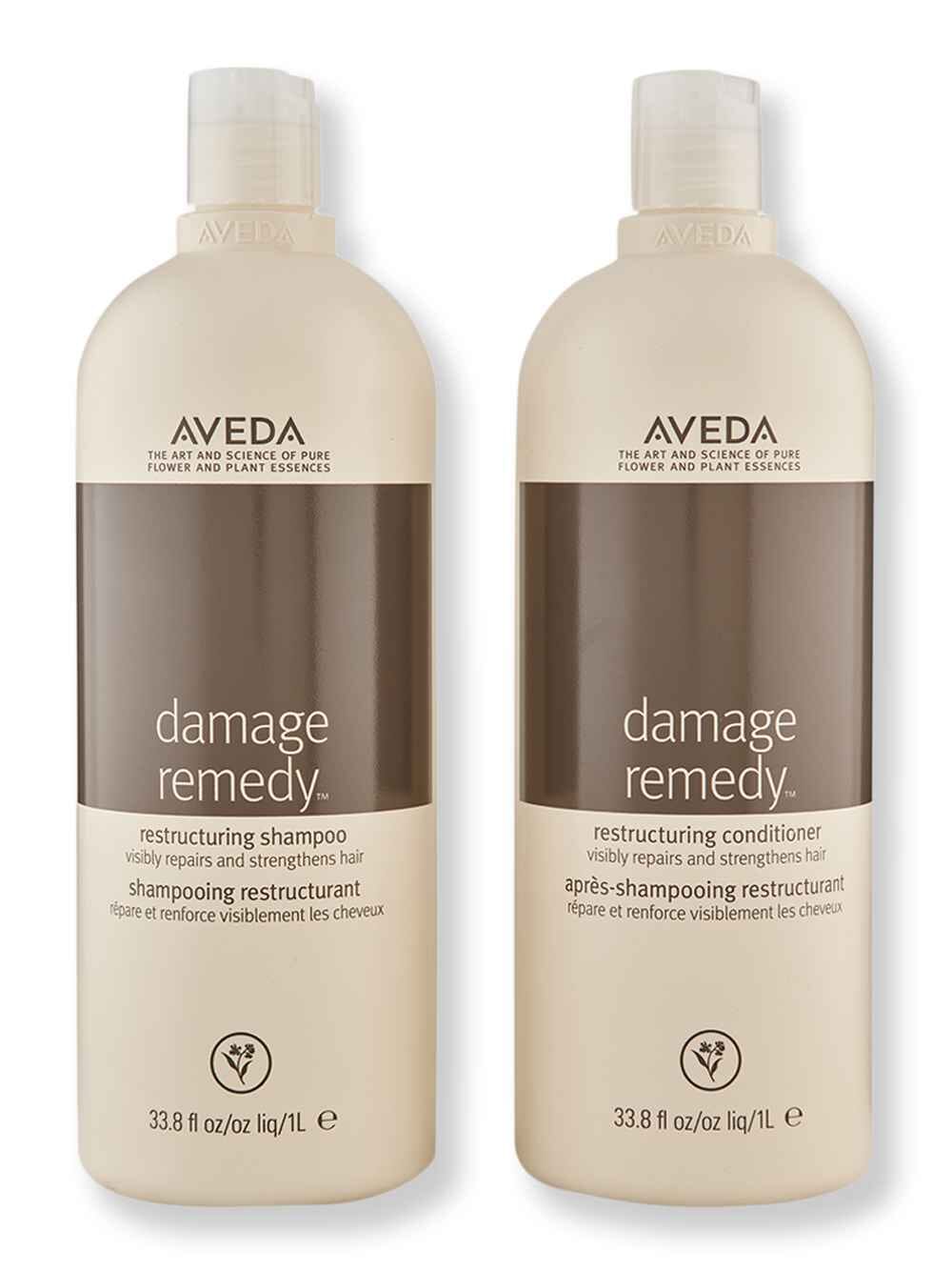 Aveda Aveda Damage Remedy Shampoo & Conditioner 1000 ml Hair Care Value Sets 