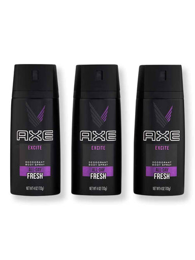 AXE AXE Body Spray Excite 3 ct 4 oz Perfumes & Colognes 