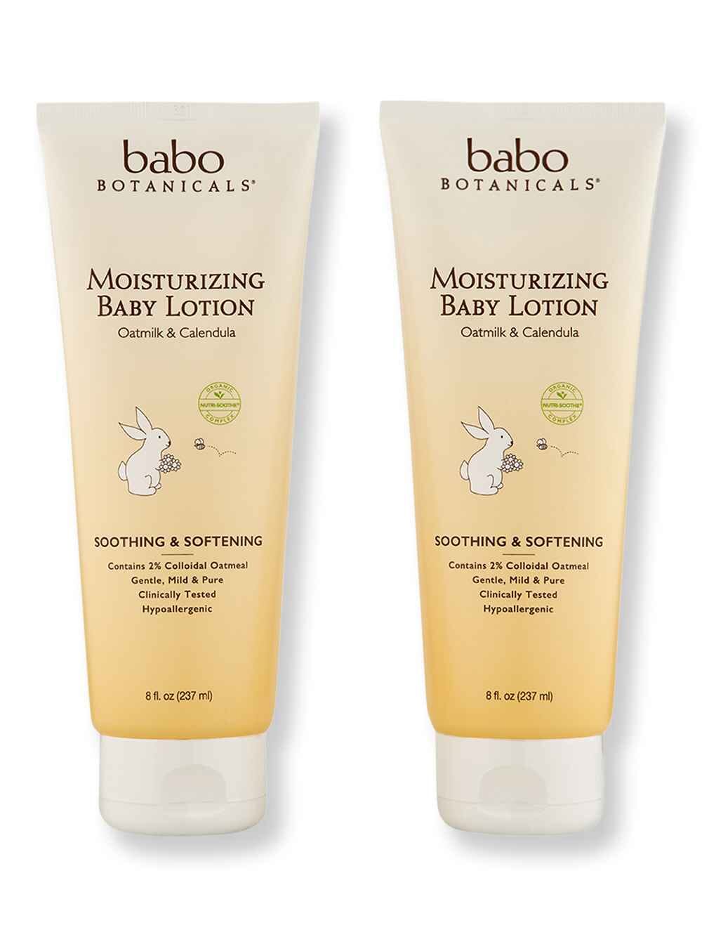 Babo Botanicals Babo Botanicals Moisturizing Baby Lotion 2 Ct 8 oz Baby Skin Care 