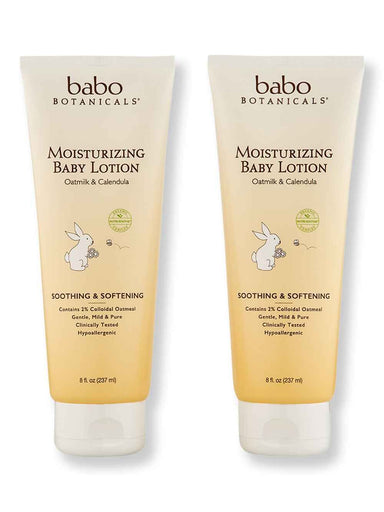 Babo Botanicals Babo Botanicals Moisturizing Baby Lotion 2 Ct 8 oz Baby Skin Care 