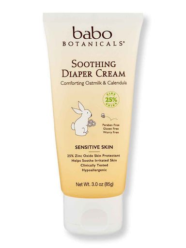 Babo Botanicals Babo Botanicals Soothing Diaper Cream 3 oz Baby Skin Care 