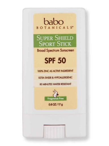 Babo Botanicals Babo Botanicals Super Shield Sport Stick Sunscreen SPF 50 .6 oz Body Sunscreens 