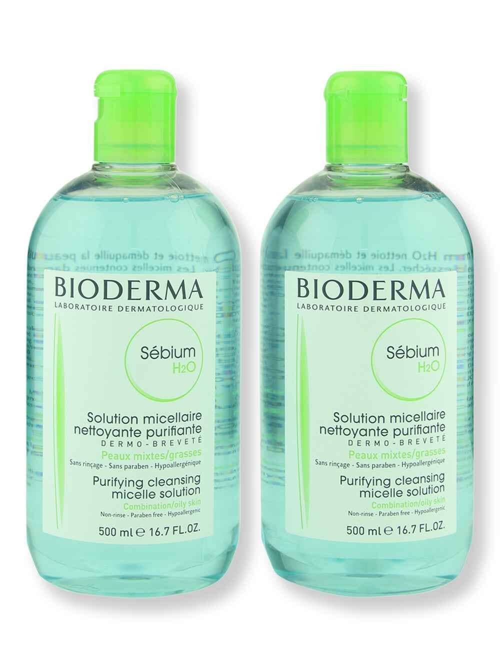Bioderma Bioderma Sebium H2O 2 ct 500 ml Face Cleansers 