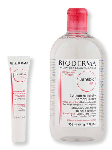 Bioderma Bioderma Sensibio H2O 500 ml & Sensibio Gel Eye Contour 15 ml Skin Care Kits 