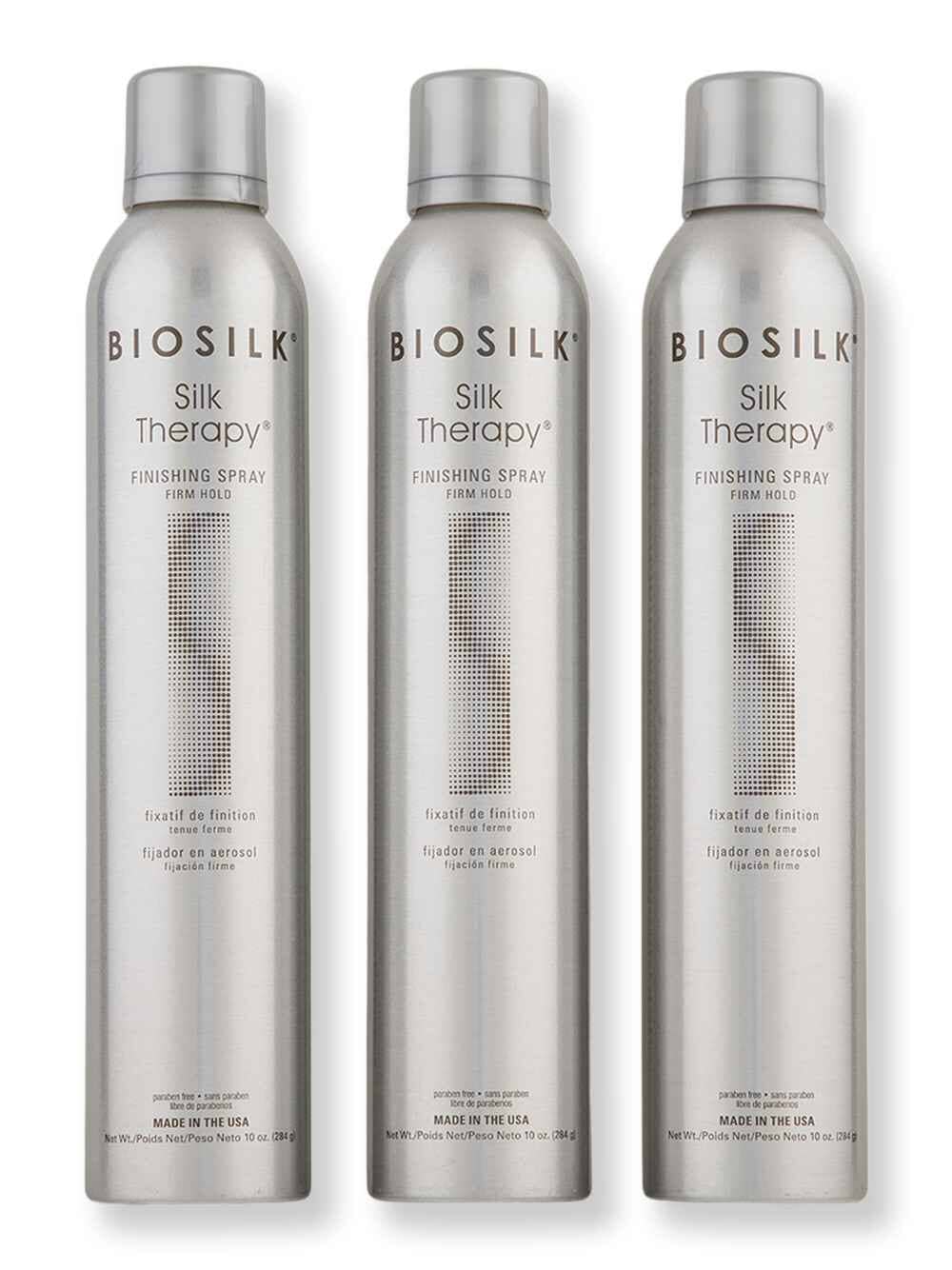 Biosilk Biosilk Silk Therapy Finishing Spray Firm Hold 3 Ct 10 oz Hair Sprays 
