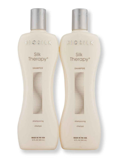 Biosilk Biosilk Silk Therapy Shampoo 2 Ct 12 oz Shampoos 