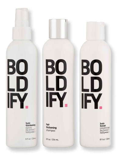 Boldify Boldify Hair Boost Shampoo & Conditioner 8 oz + Hair Thickening Spray 8 oz Hair Care Value Sets 