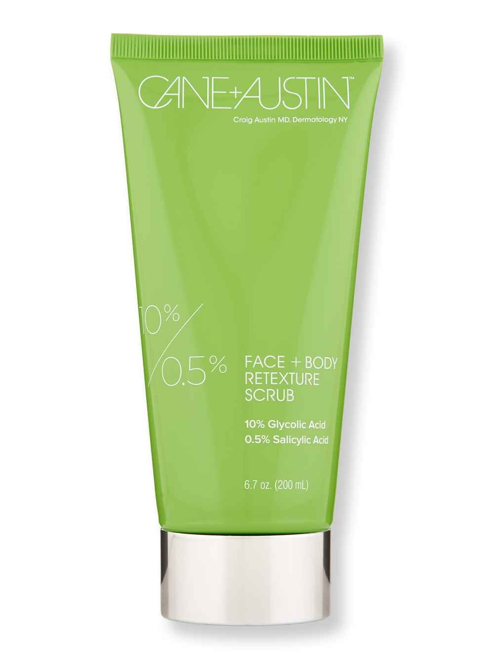 Cane + Austin Cane + Austin 10% 0.5% Face & Body Retexture Scrub 6.7 oz Exfoliators & Peels 
