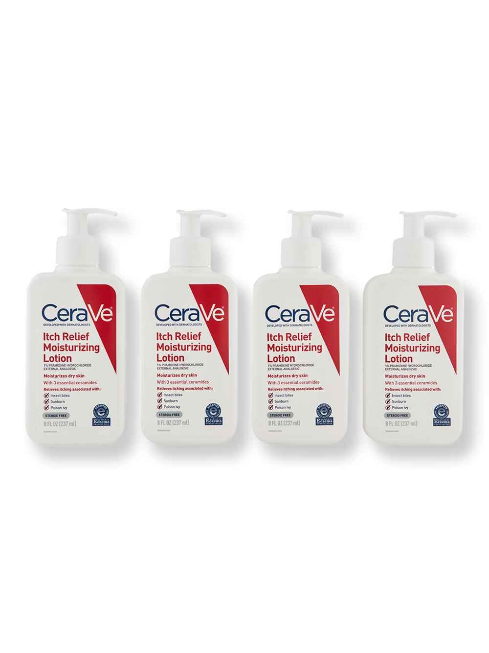 CeraVe CeraVe Itch Relief Moisturizing Lotion 4 Ct 8 oz Body Lotions & Oils 