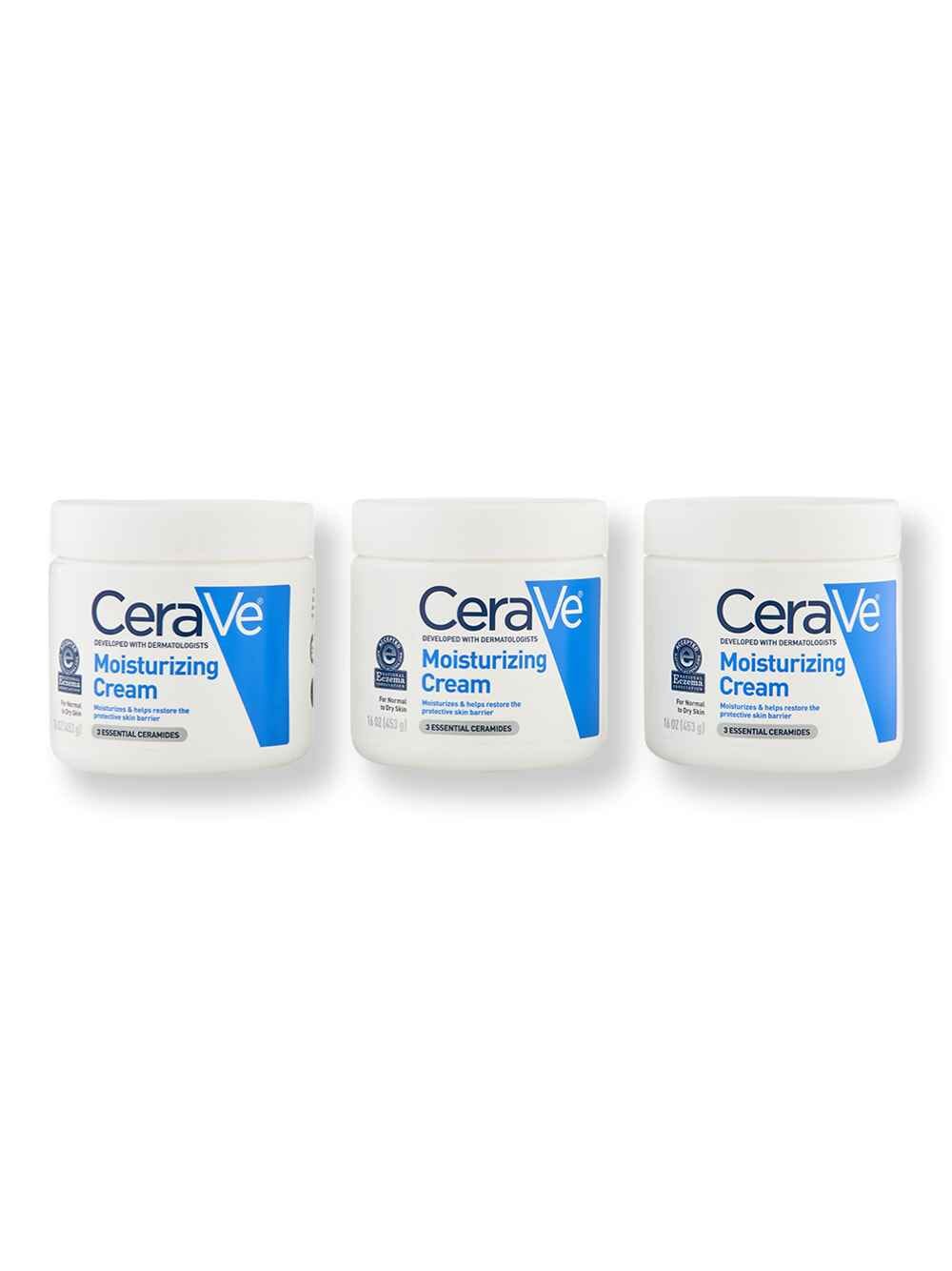 CeraVe CeraVe Moisturizing Cream 3 Ct 16 oz Face Moisturizers 