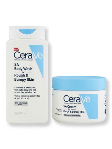 CeraVe CeraVe SA Renewing Cream 12 oz & SA Body Wash 10 oz Bath & Body Sets 