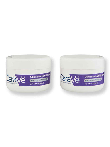 CeraVe CeraVe Skin Renewing Night Cream 2 Ct 1.7 oz Night Creams 