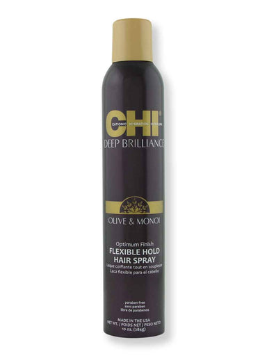 CHI CHI Deep Brilliance Olive & Monoi Optimum Finish Flexible Hold Spray 10 fl oz Hair Sprays 