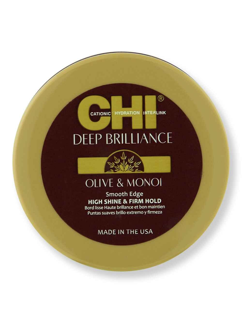 CHI CHI Deep Brilliance Olive & Monoi Smooth Edge High Shine & Firm Hold 1.9 fl oz Styling Treatments 