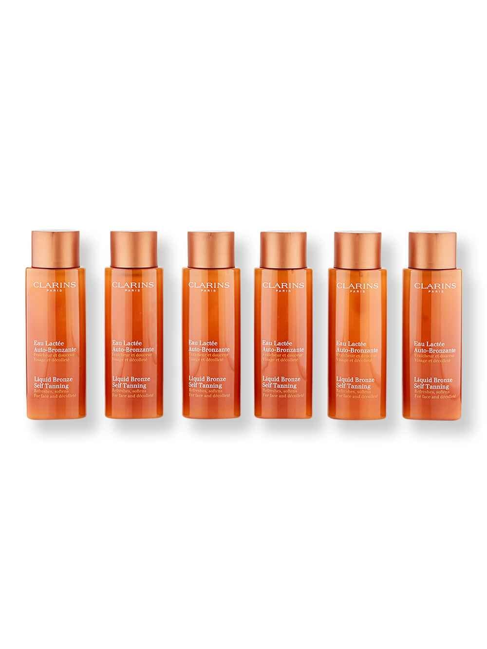 Clarins Clarins Liquid Bronze Self-Tanning For Face and Decollete 6 ct 4.2 oz Self-Tanning & Bronzing 