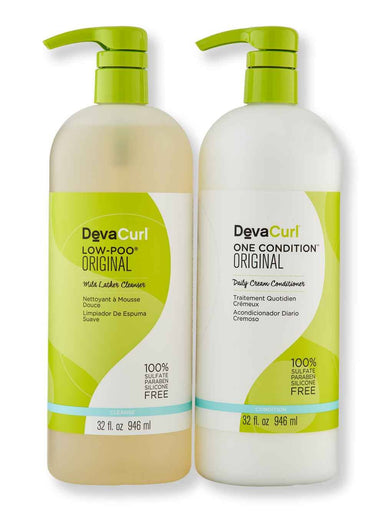 DevaCurl DevaCurl Low-Poo 32 oz & One Condition 32 oz Hair Care Value Sets 