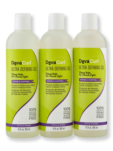 DevaCurl DevaCurl Ultra Defining Gel 3 Ct 12 oz Hair Gels 