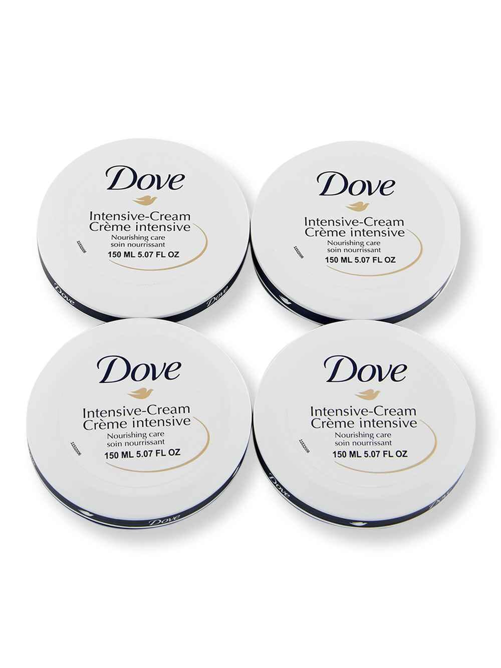 Dove Dove Intensive Cream 4 Ct 150 ml Face Moisturizers 