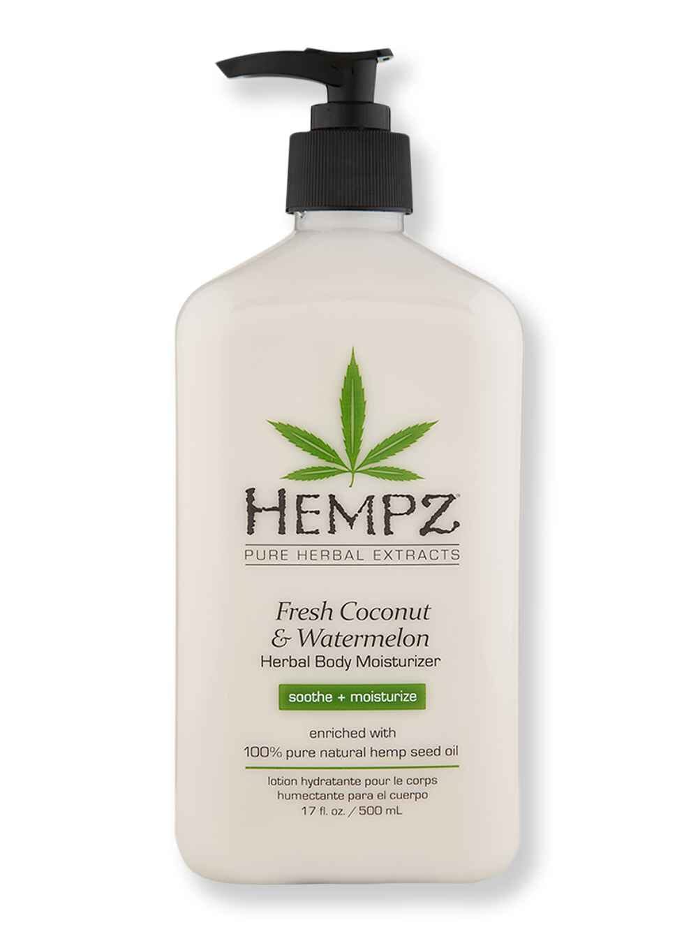 Hempz Hempz Fresh Coconut & Watermelon Herbal Body Moisturizer 17 oz Body Lotions & Oils 