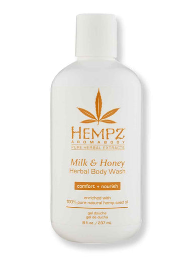Hempz Hempz Milk & Honey Herbal Body Wash 8 oz Shower Gels & Body Washes 