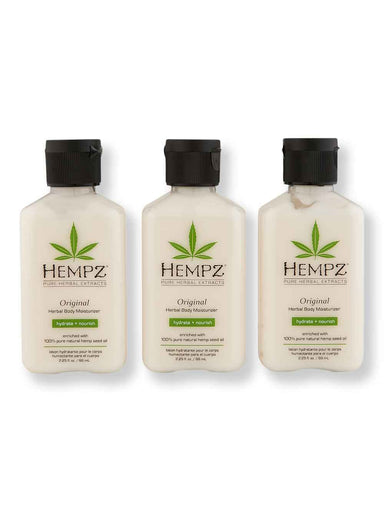 Hempz Hempz Original Herbal Body Moisturizer 3 Ct 2.25 oz Body Lotions & Oils 