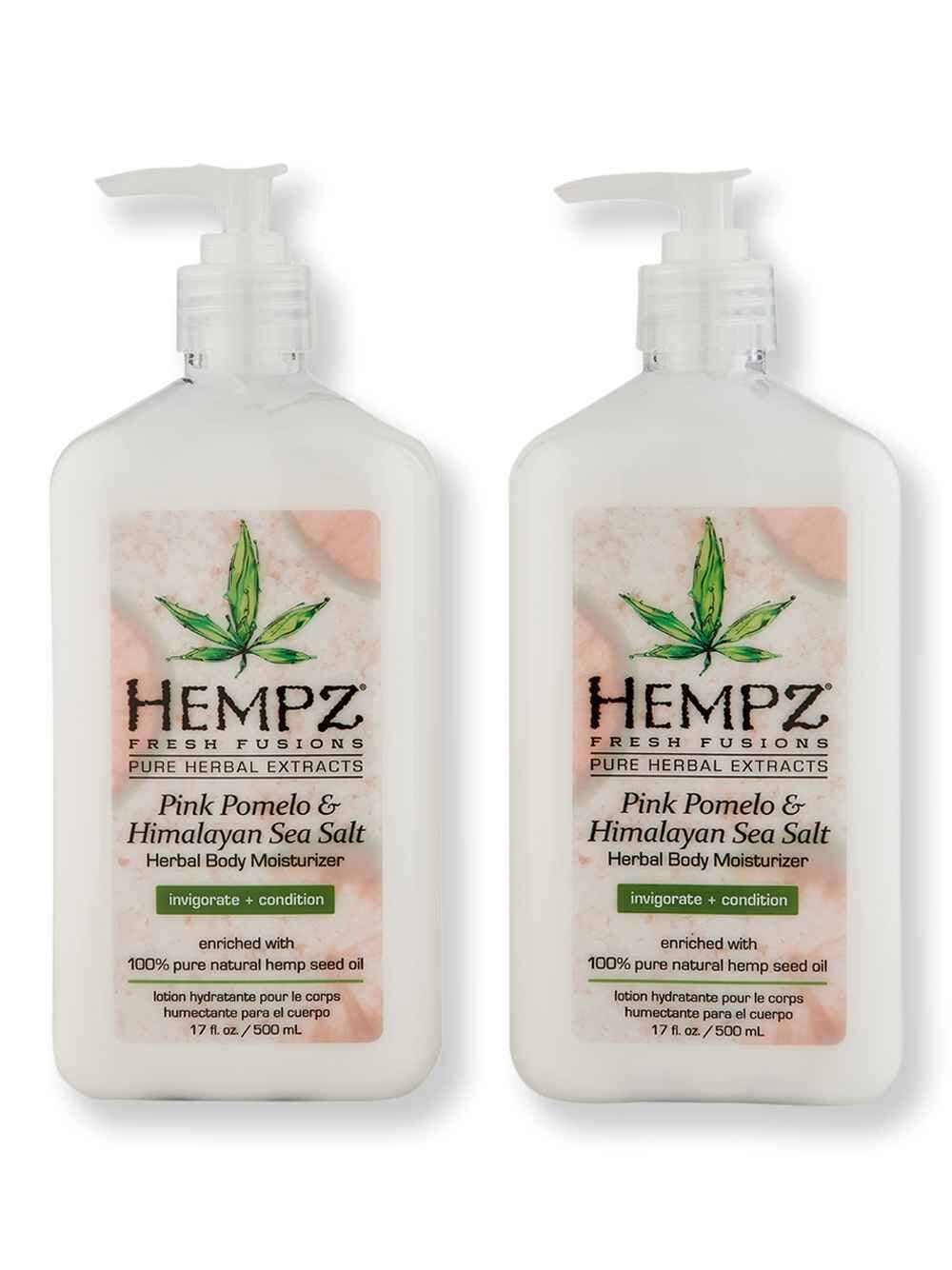Hempz Hempz Pink Pomelo & Himalayan Sea Salt Herbal Body Moisturizer 2 Ct 17 oz Body Lotions & Oils 